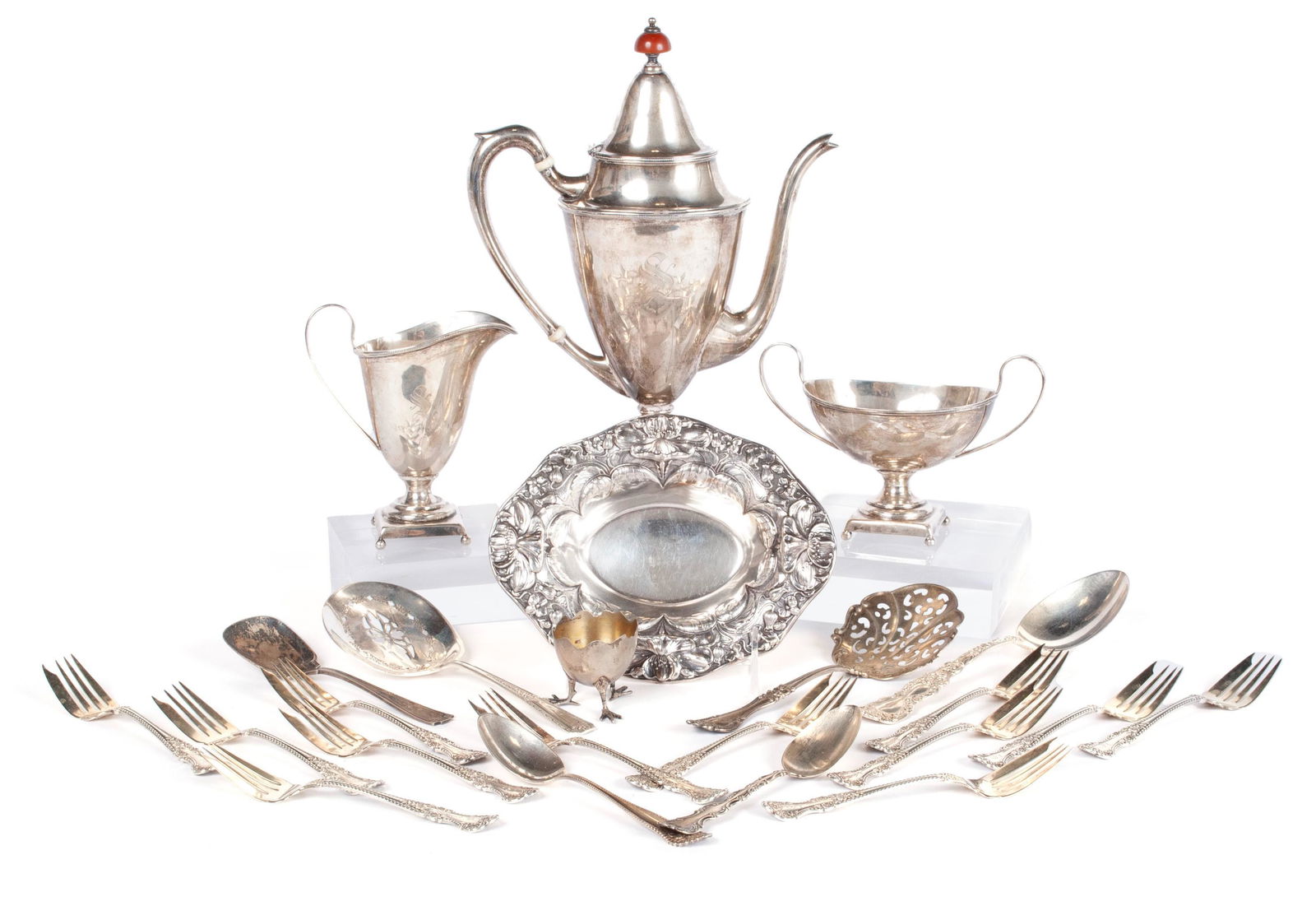 COLLECTION OF STERLING INCLUDING GORHAM (1 of 7)