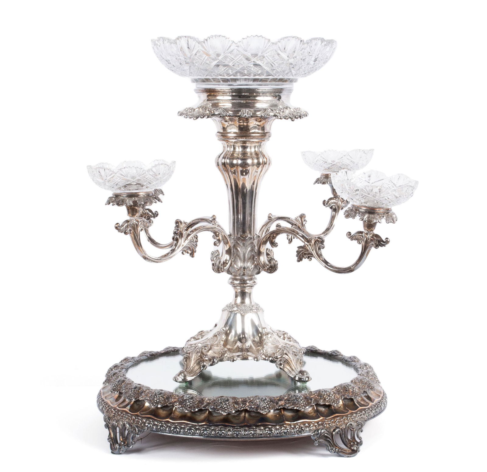 ROCOCO STYLE EPERGNE ON COMPANION PLATEAU (1 of 16)