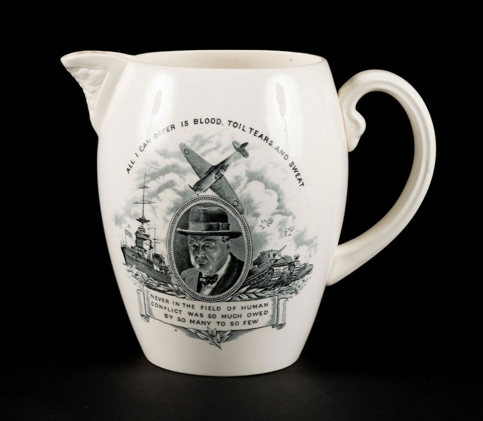 COPELAND SPODE WINSTON CHURCHILL COMMEMORATIVE PITCHER (1 of 10)