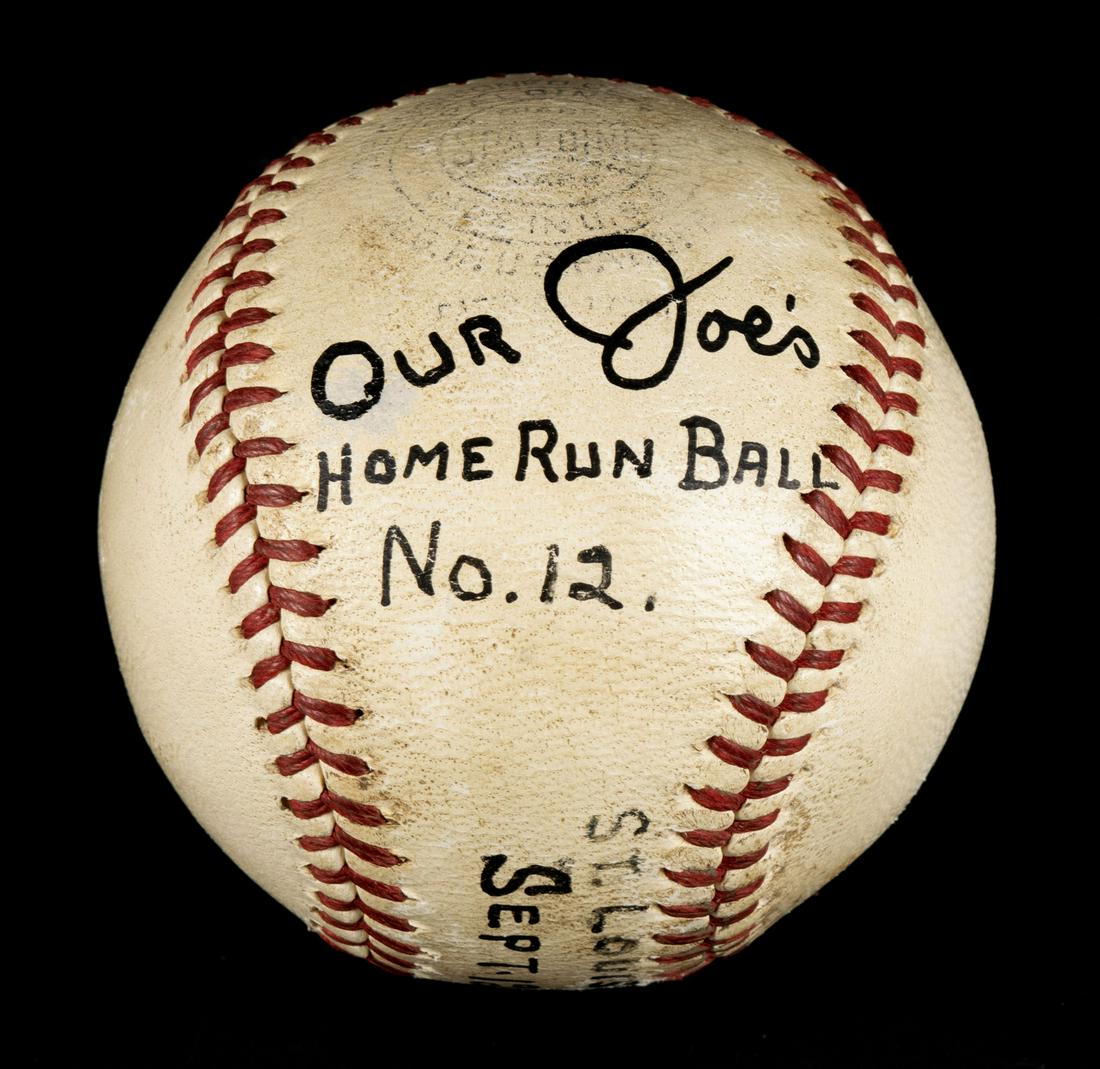 JOE MEDWICK'S 12TH HOME RUN BASEBALL OF 1939 (1 of 4)