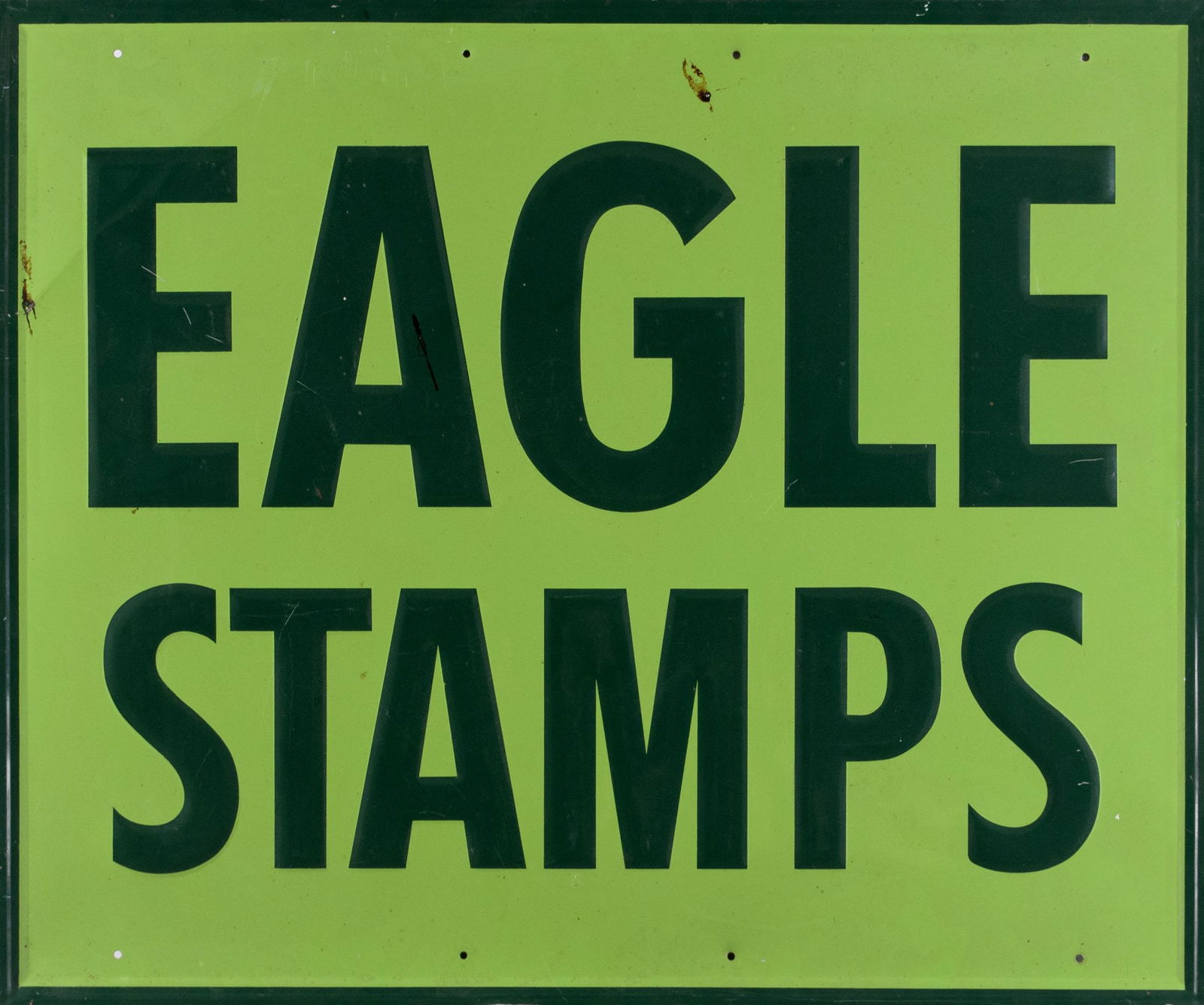 EAGLE STAMPS TIN ADVERTISING SIGN (1 of 4)