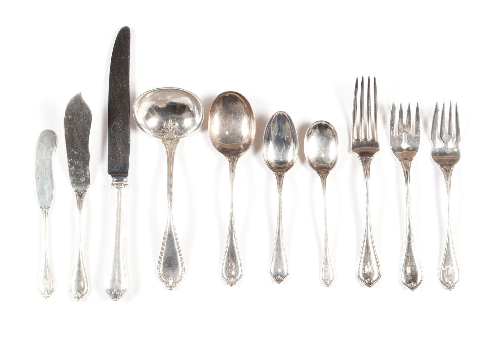 TOWLE 'OLD NEWBURY' STERLING FLATWARE SERVICE (1 of 5)