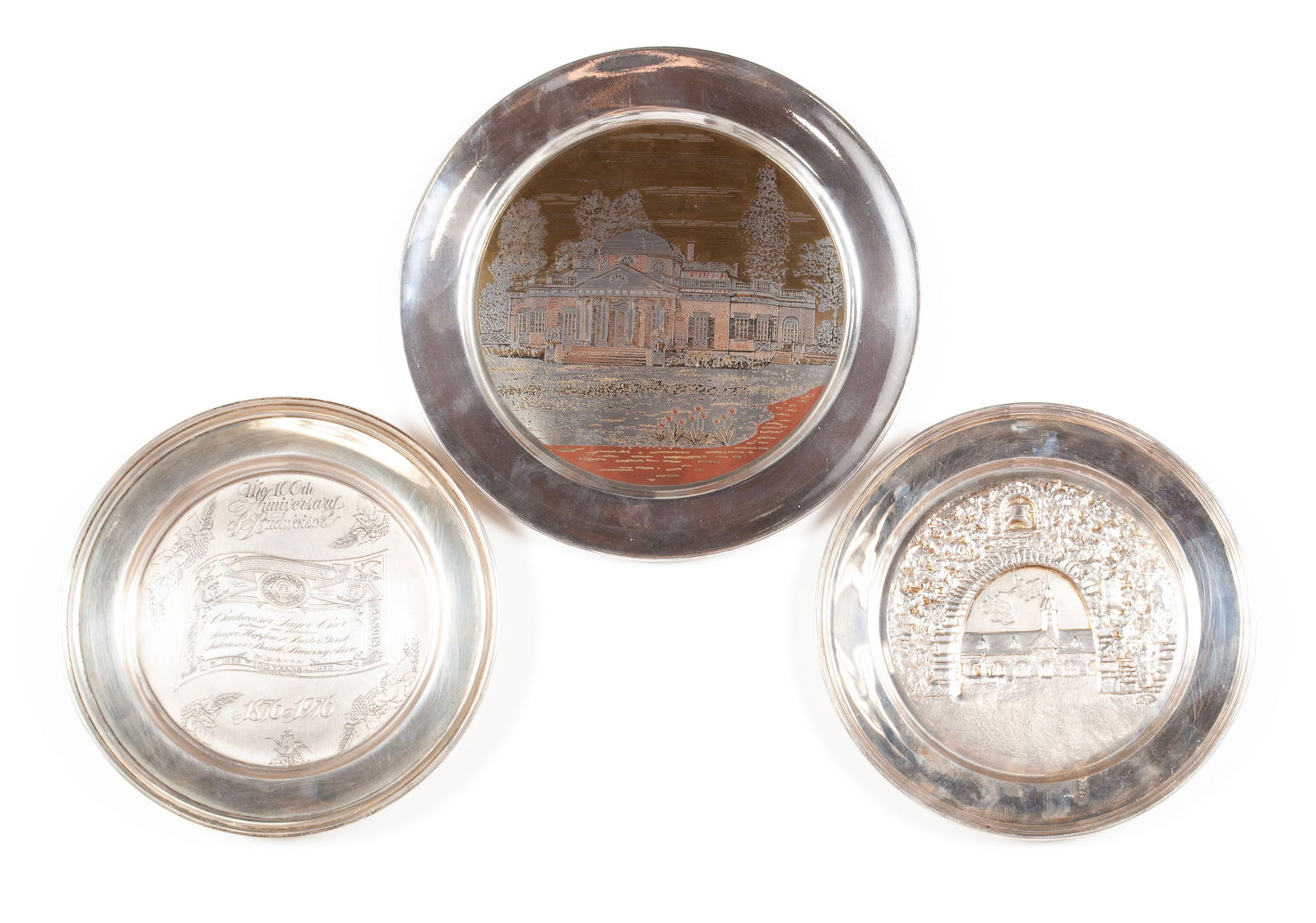 THREE COMMEMORATIVE PLATES (1 of 9)