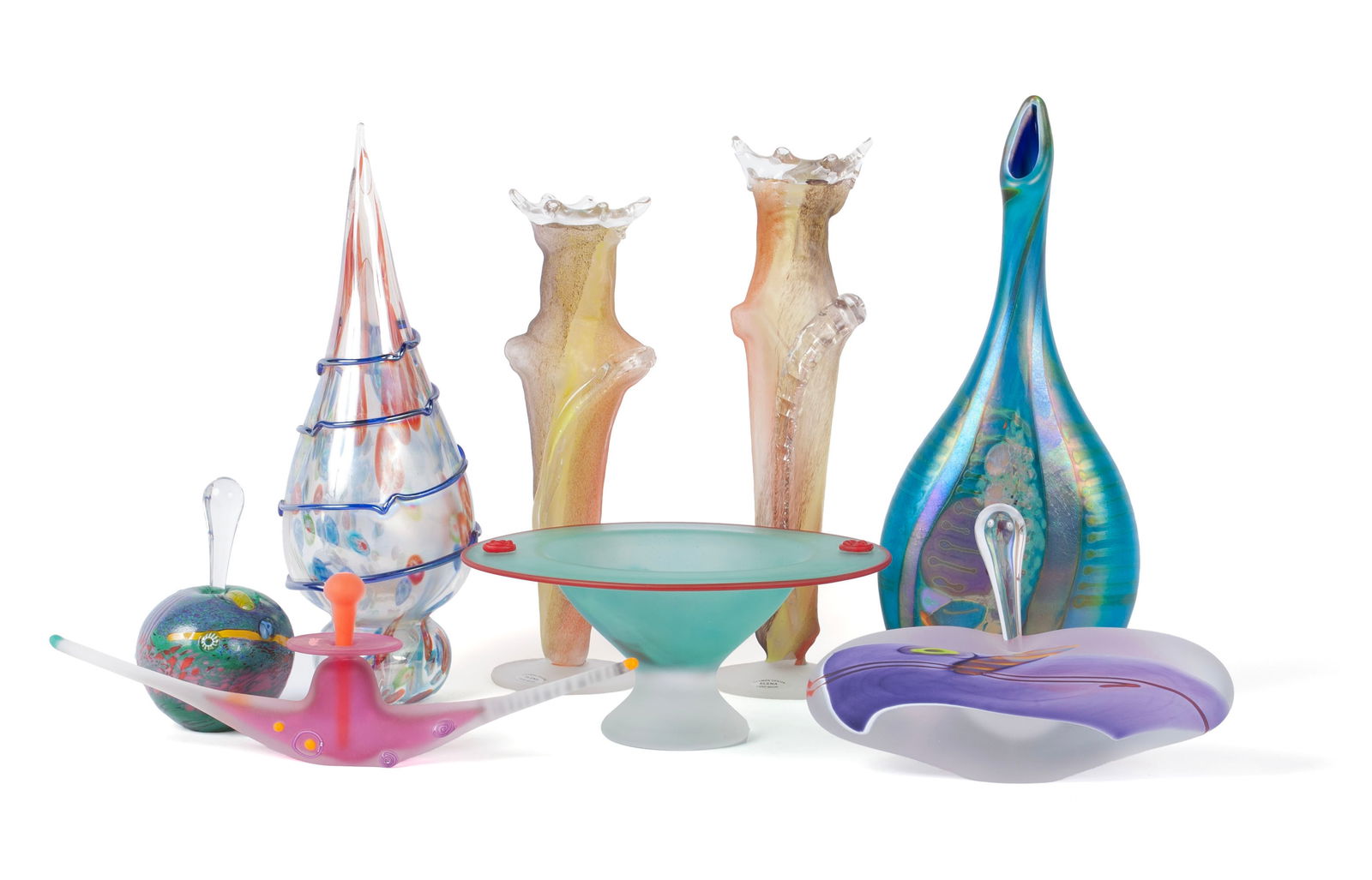 PERFUME BOTTLES AND ART GLASS (1 of 16)