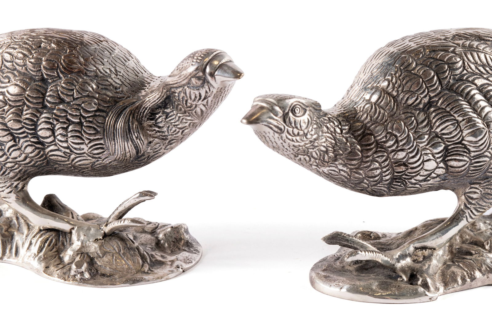COMPANION PAIR OF SILVER PHEASANTS (1 of 12)