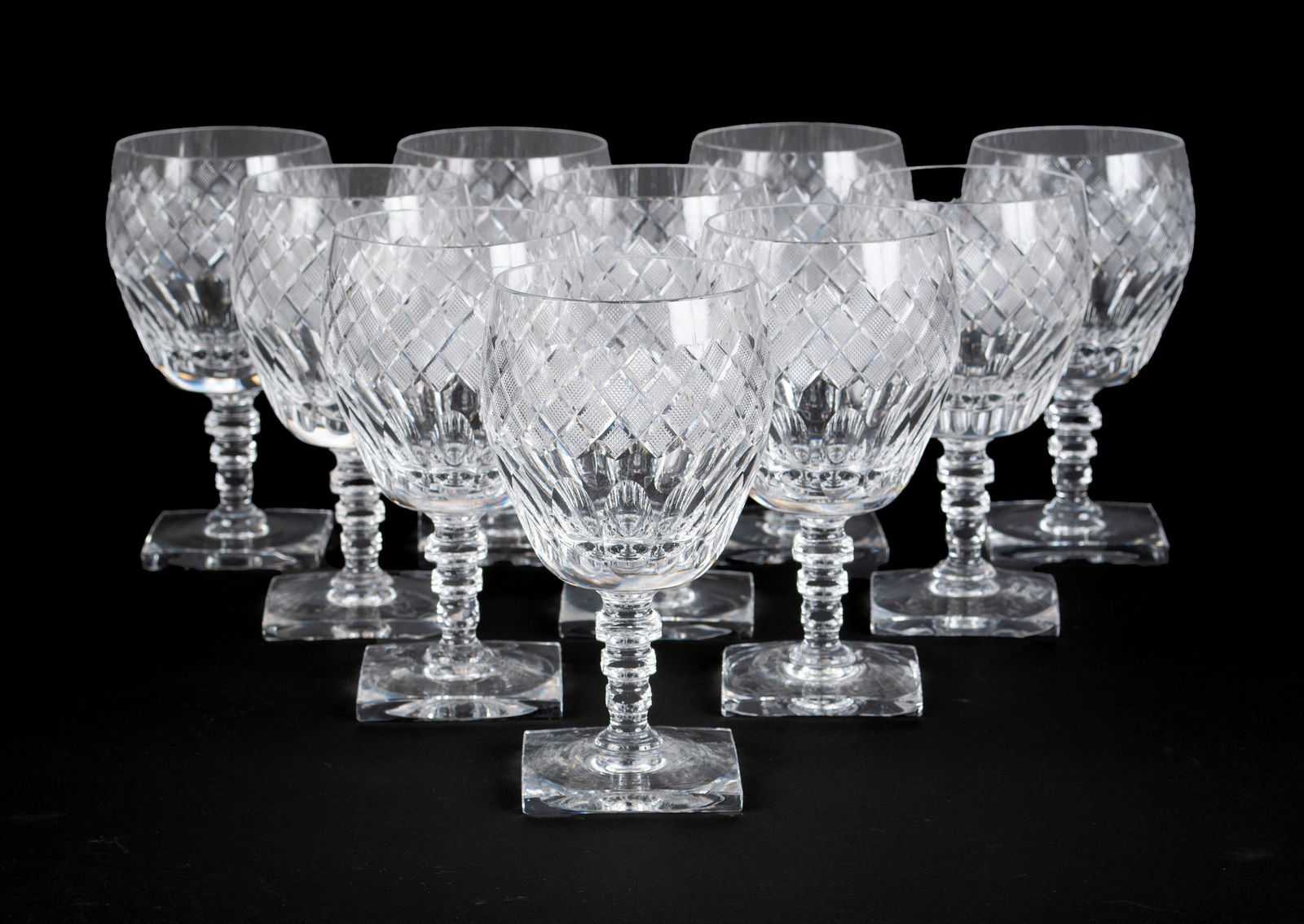 AMERICAN 'ABP' HAWKES STEMWARE (1 of 6)