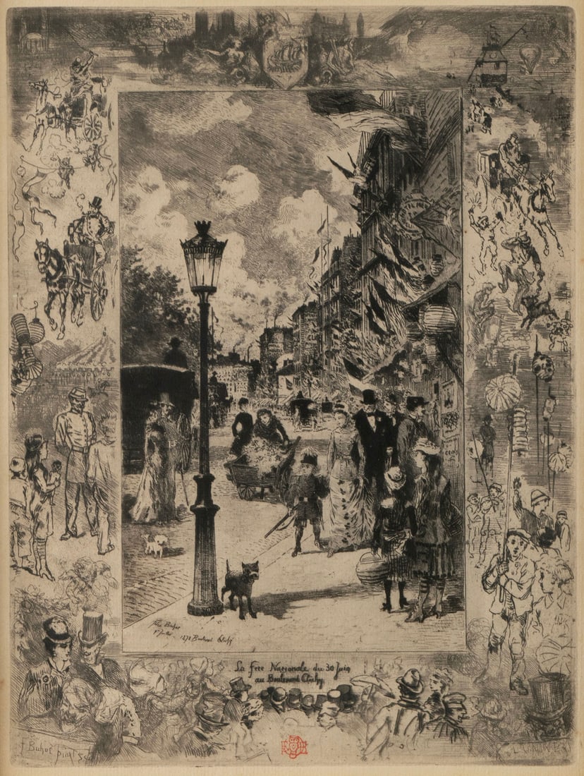 FELIX BUHOT (FRENCH, 1847-1898) (1 of 12)