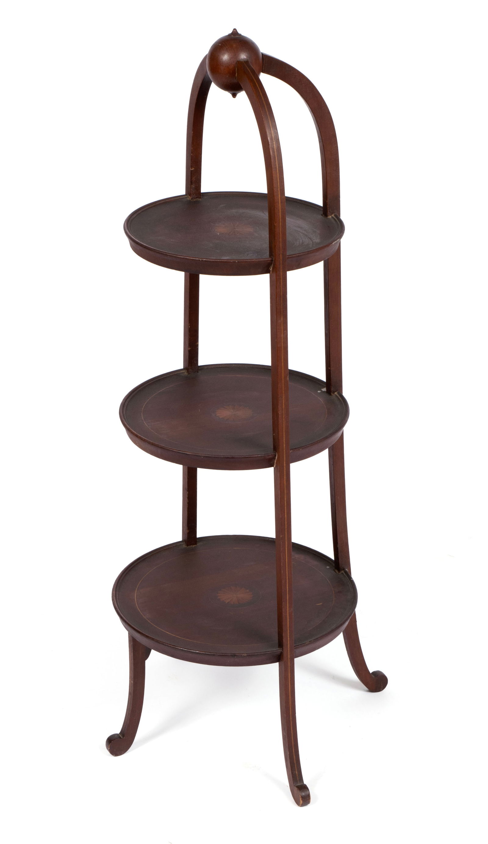 EDWARDIAN THREE-TIERED MUFFIN STAND (1 of 7)