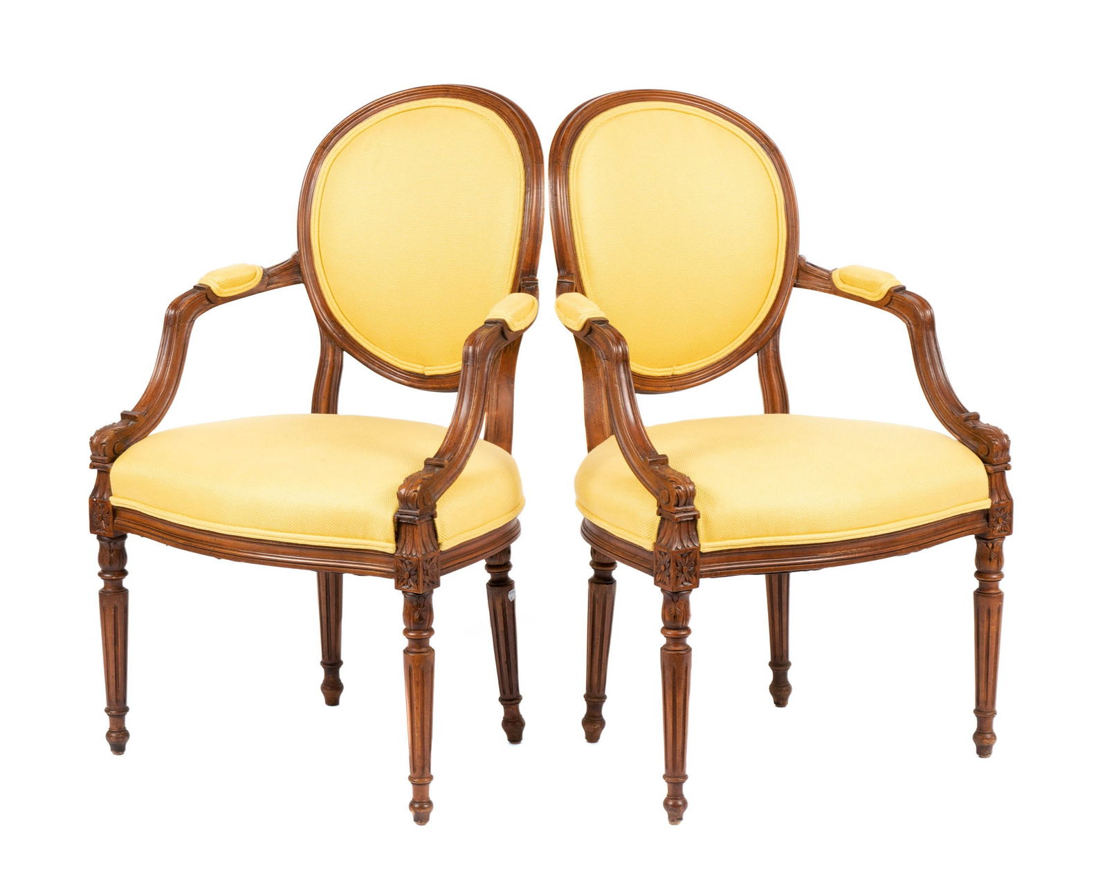 PAIR LOUIS XVI STYLE FAUTEUILS (1 of 6)