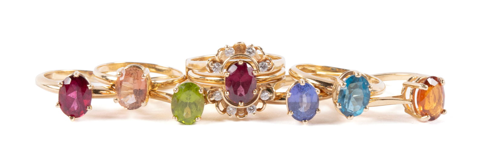 INTERCHANGEABLE GEMSTONE RING SET (1 of 15)