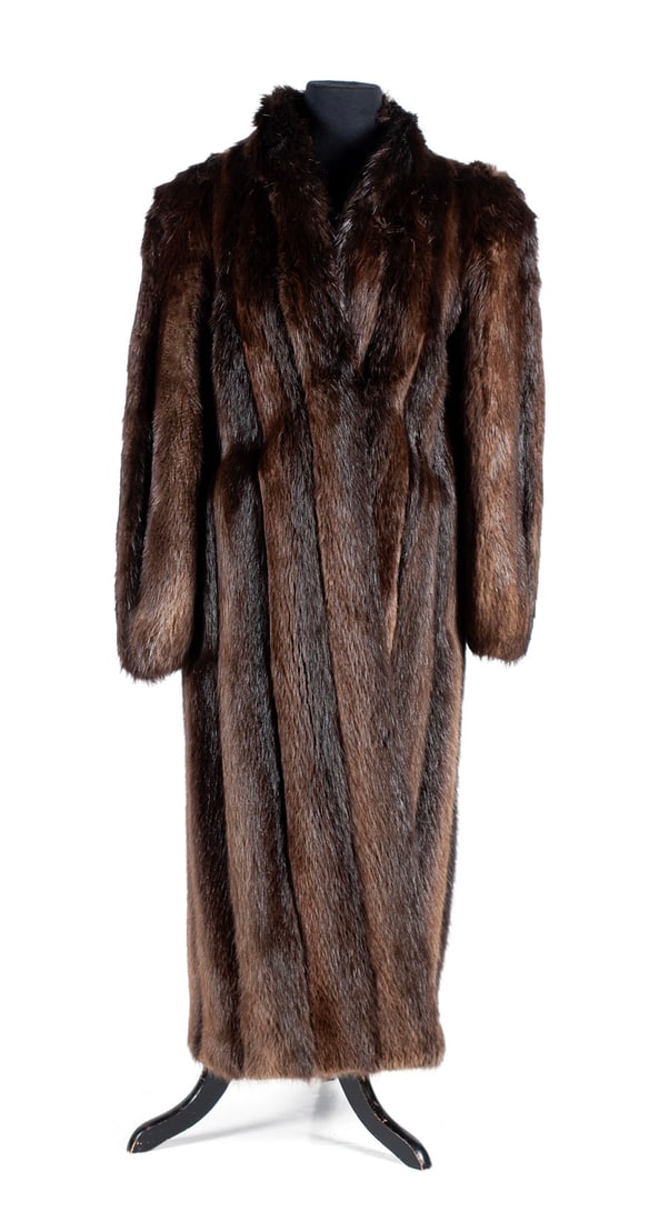 VINTAGE FULL LENGTH LUNARAINE MINK FUR COAT (1 of 7)