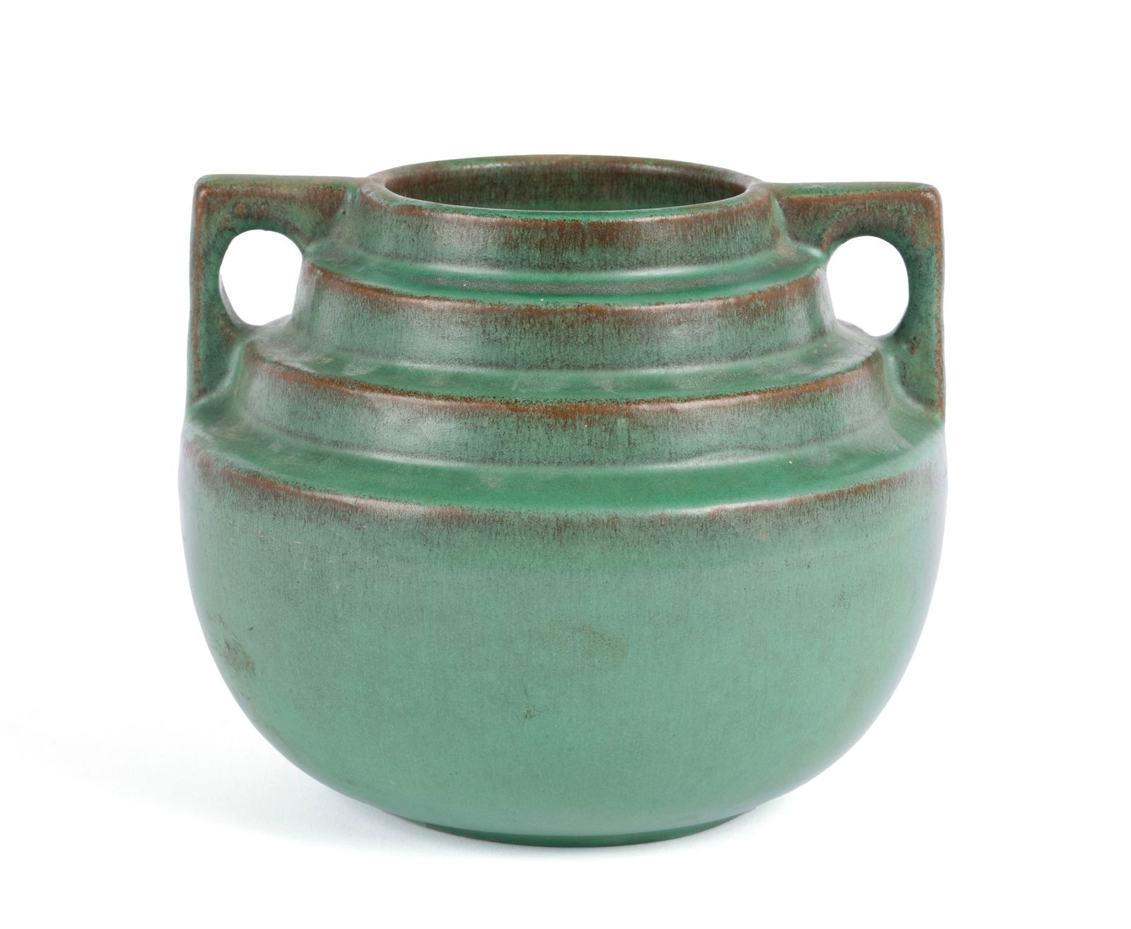CATALINA GREEN GLAZE ART POTTERY VASE (1 of 12)
