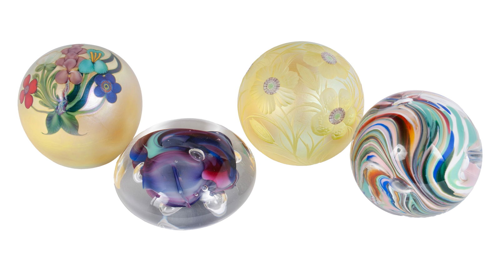 ORIENT AND FLUME & ANDREWS KARG PAPERWEIGHTS (1 of 13)