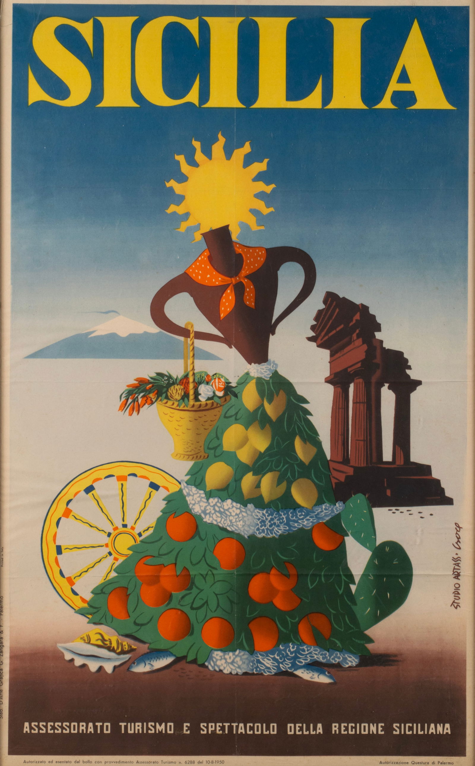 SICILIA TRAVEL POSTER (1 of 11)