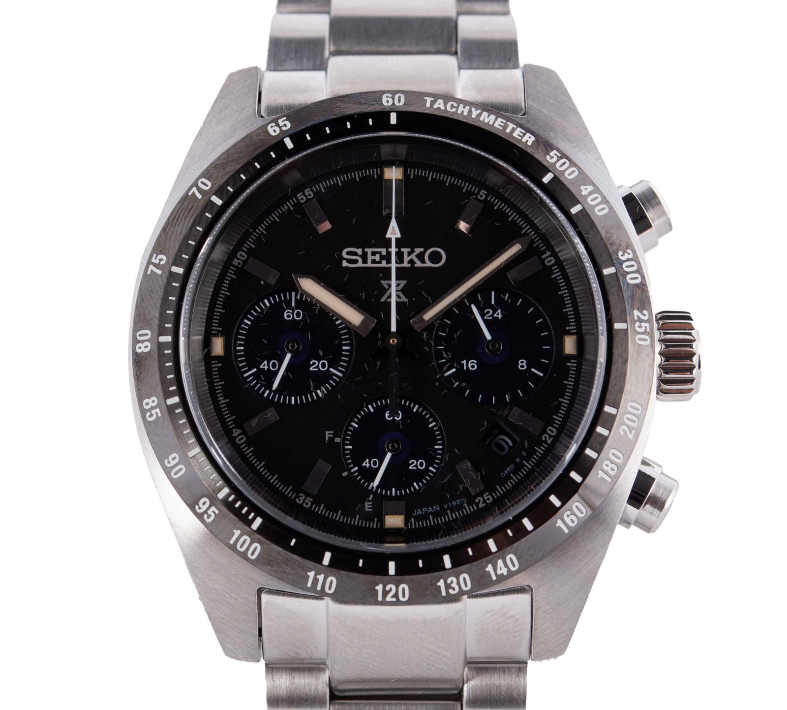 SEIKO V192 SBDL SOLAR CHRONOGRAPH WRISTWATCH (1 of 6)