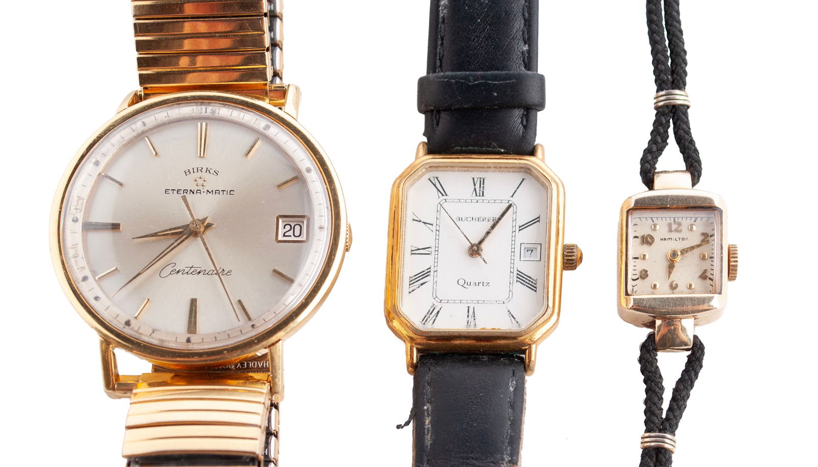 TRIO OF VINTAGE WRISTWATCHES (1 of 9)