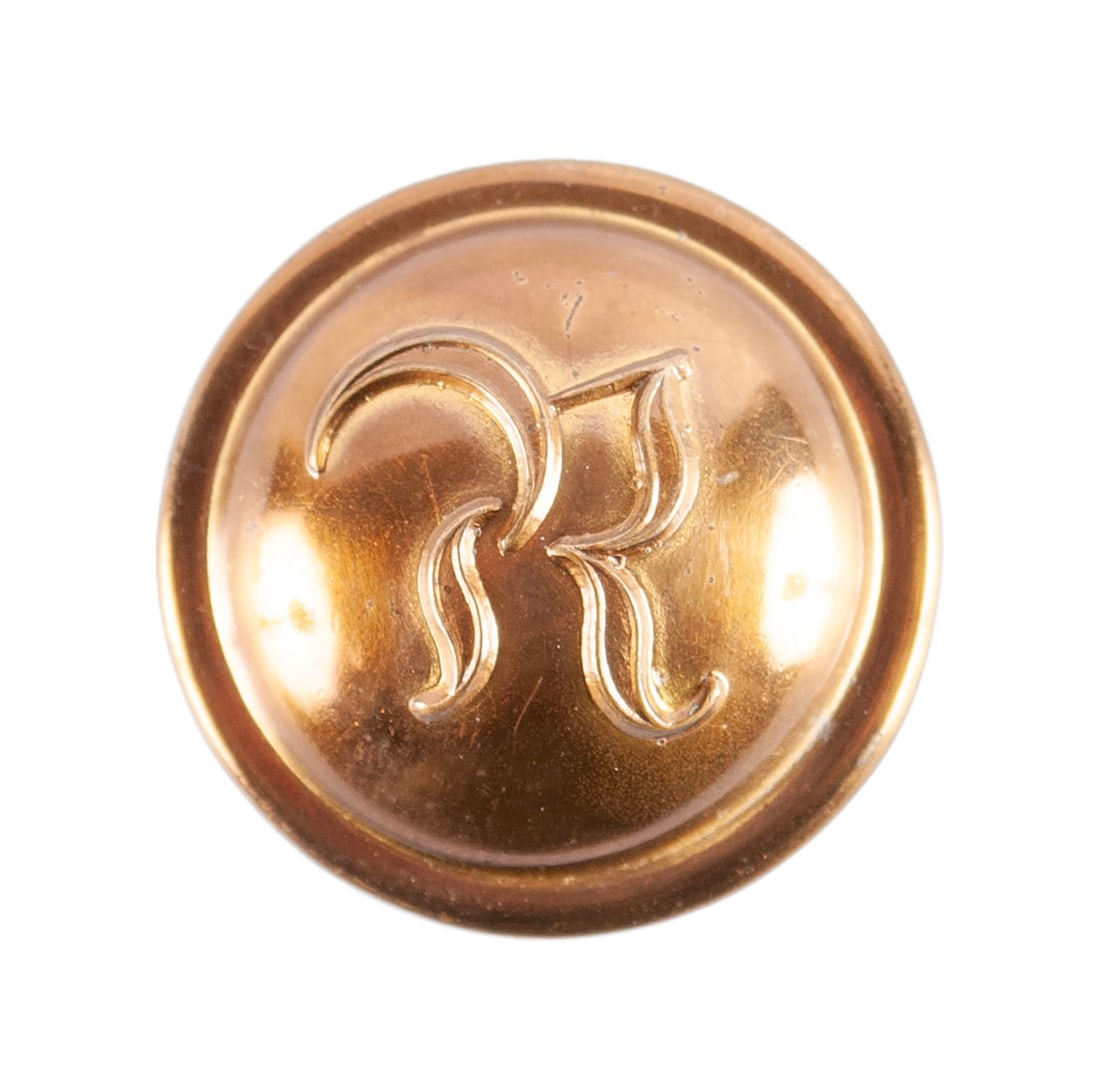 CONFEDERATE RIFLEMAN COAT BUTTON (1 of 5)