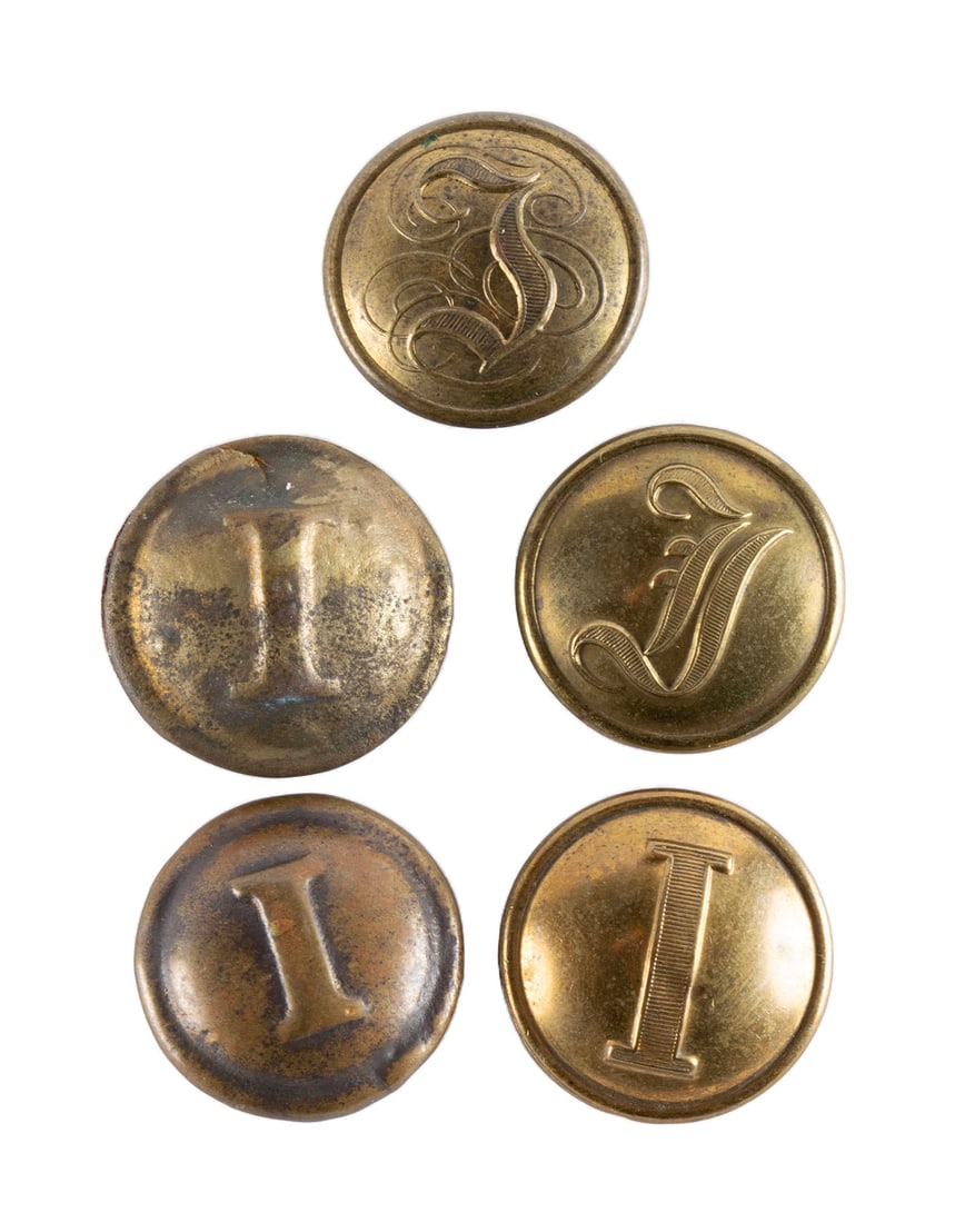 CONFEDERATE INFANTRY COAT BUTTONS (1 of 10)