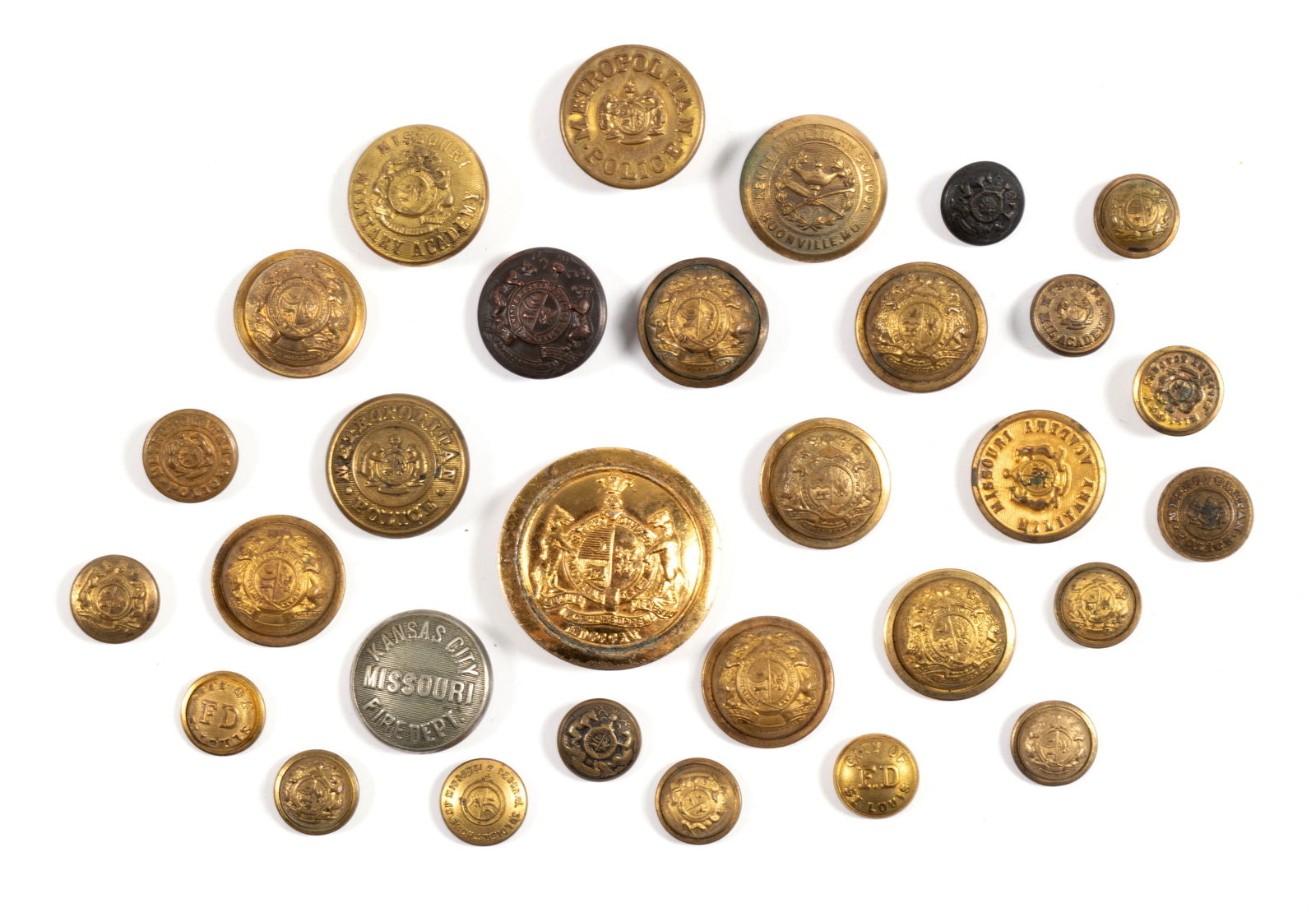 THIRTY MISSOURI BUTTONS (1 of 7)