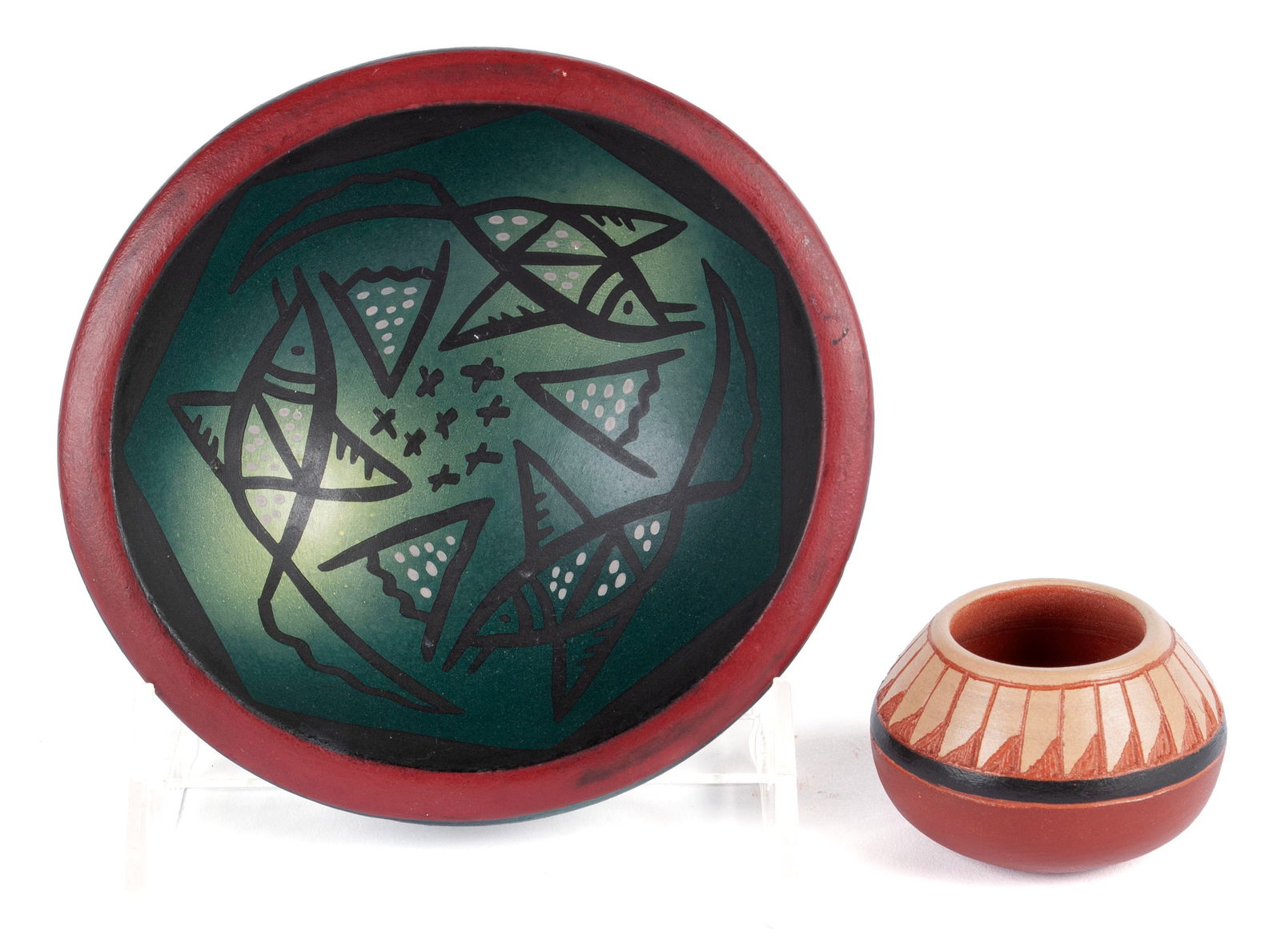 NATIVE AMERICAN POLYCHROME CERAMICS (1 of 7)