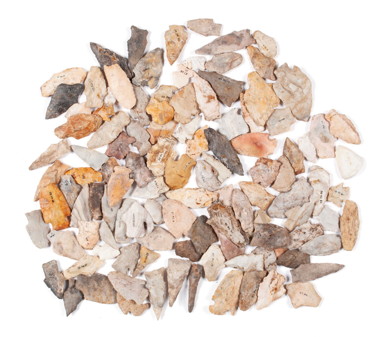 COLLECTION OF NATIVE AMERICAN POINTS AND OTHER ARTIFACTS (1 of 8)