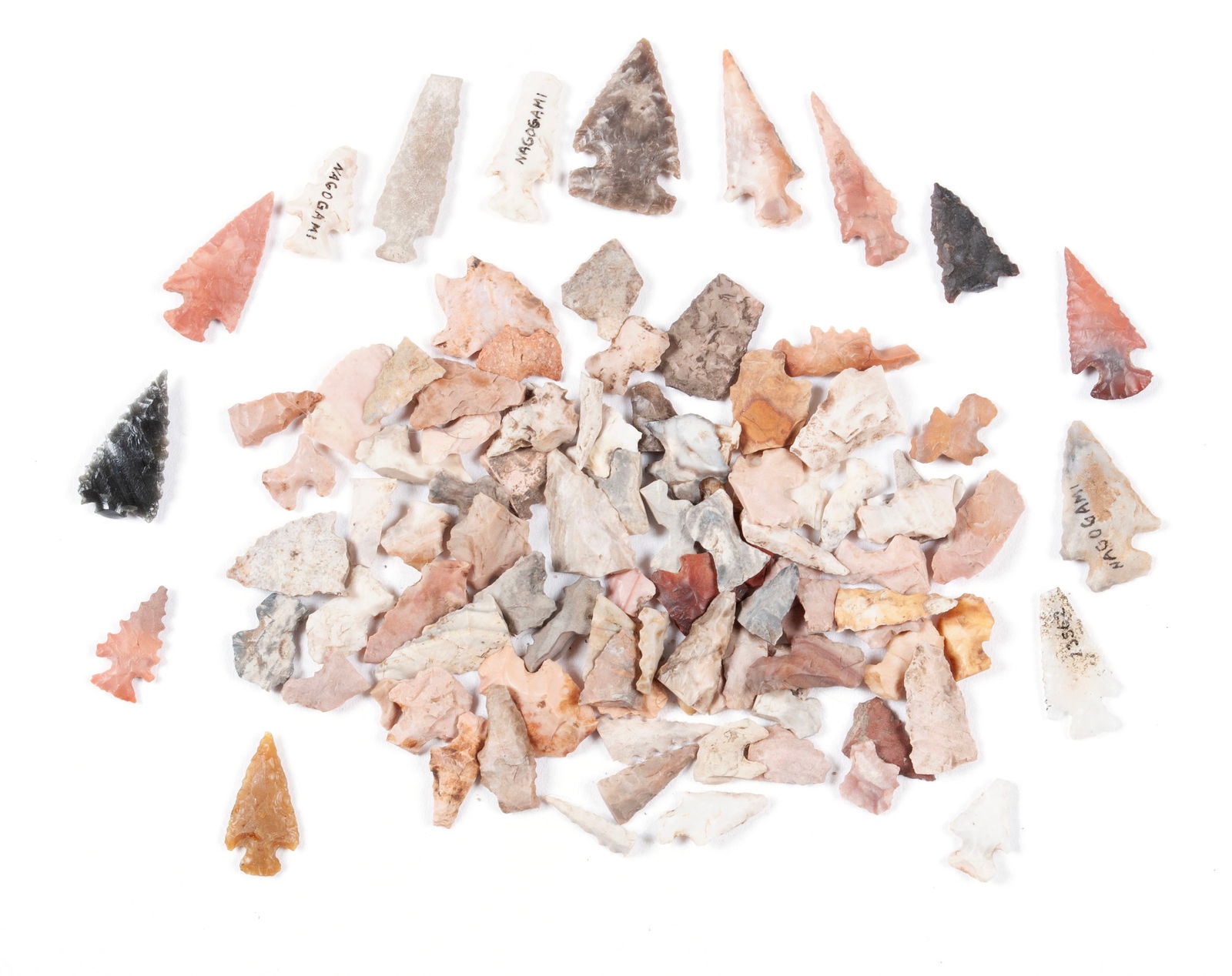 COLLECTION OF NATIVE AMERICAN POINTS AND OTHER ARTIFACTS (1 of 6)