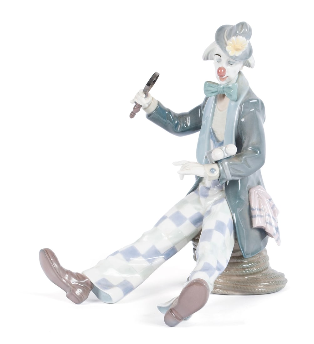 CHECKING THE TIME  LLADRO CLOWN (1 of 10)