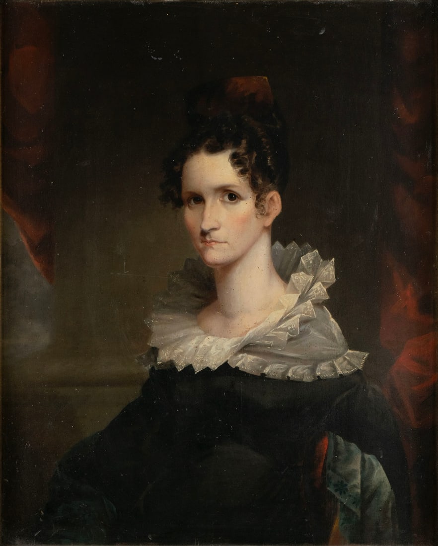PORTRAIT OF A LADY (CONTINENTAL SCHOOL, 19TH CENTURY) (1 of 13)