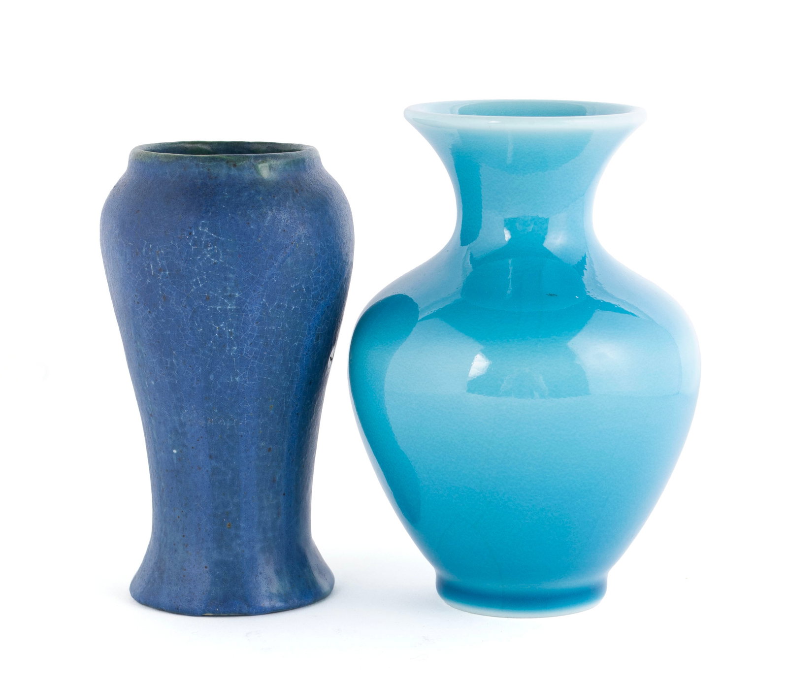 TWO ART POTTERY VASES (1 of 20)