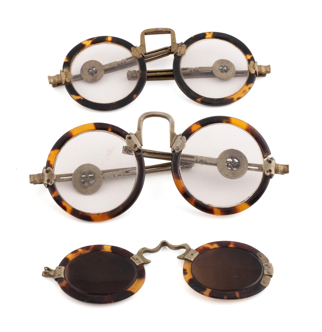 THREE TORTOISESHELL FRAME SPECTACLES (1 of 15)