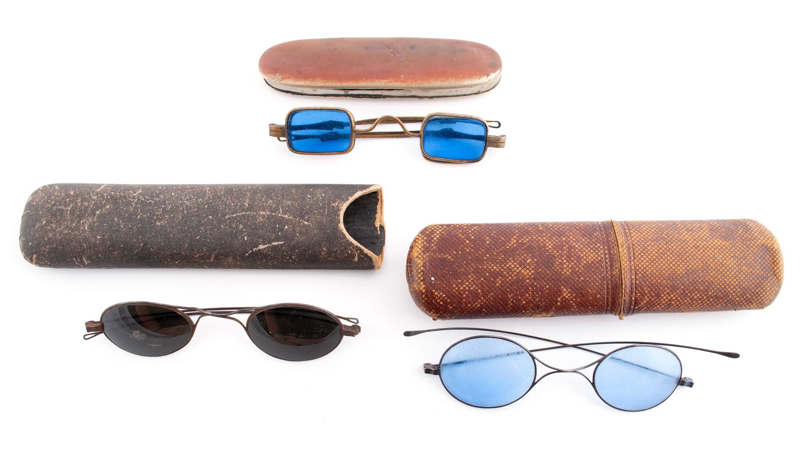 THREE TINTED LENS SPECTACLES (1 of 10)