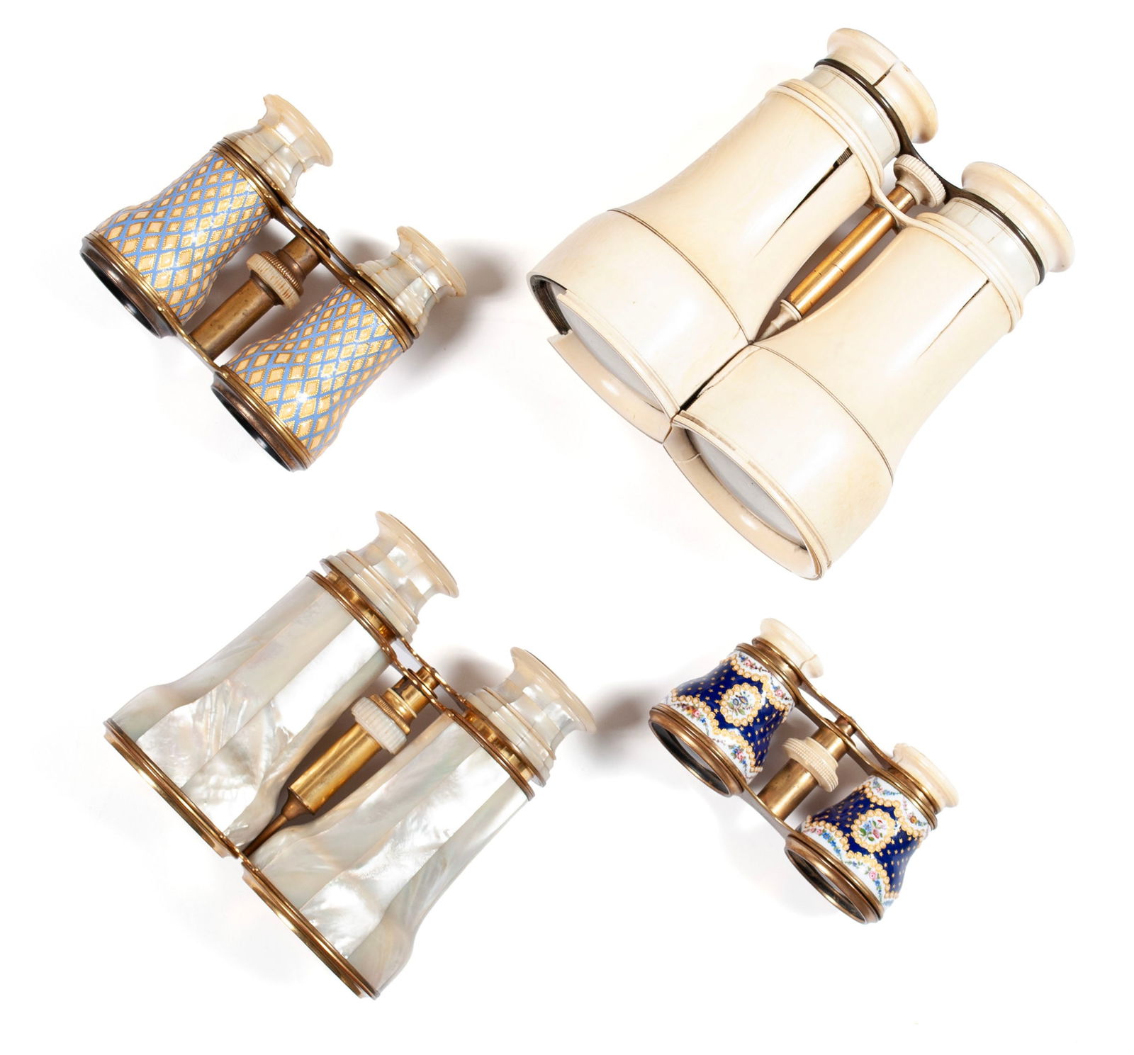 FOUR BINOCULARS AND OPERA GLASSES (1 of 15)