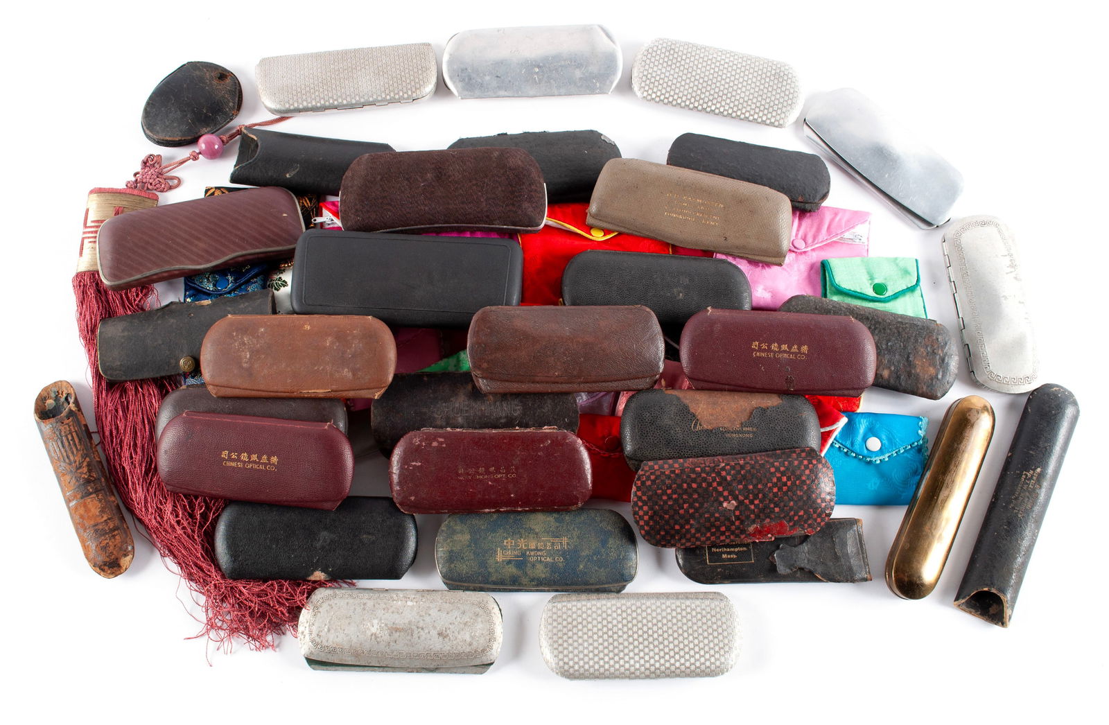 COLLECTION OF CASES FOR GLASSES / SPECTACLES (1 of 6)