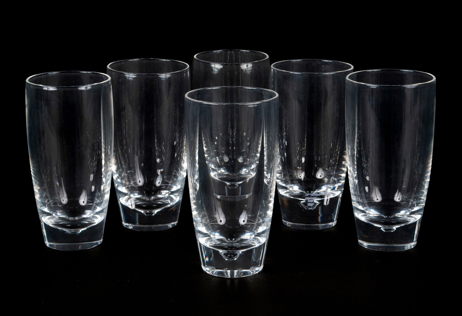 SIX STEUBEN MODEL # 7940 HIGHBALL GLASSES (1 of 3)