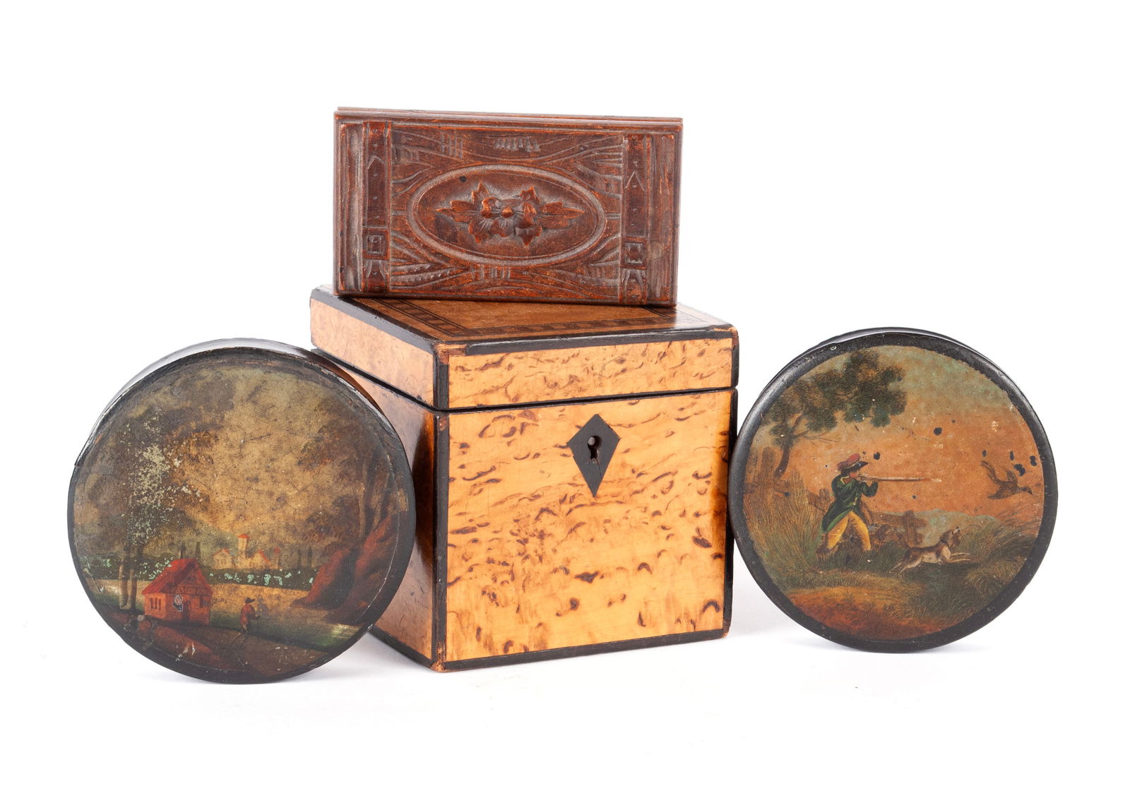 FOUR DECORATIVE BOXES (1 of 7)