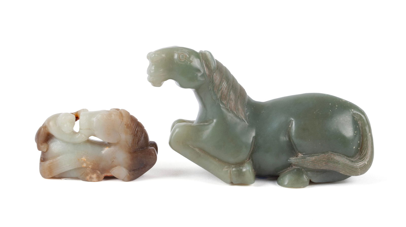 TWO ANIMAL CARVINGS (1 of 9)