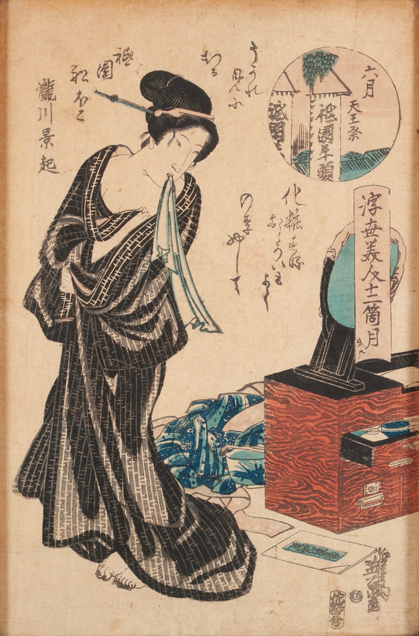 KEISAI EISEN (JAPANESE, 1790-1848) (1 of 5)