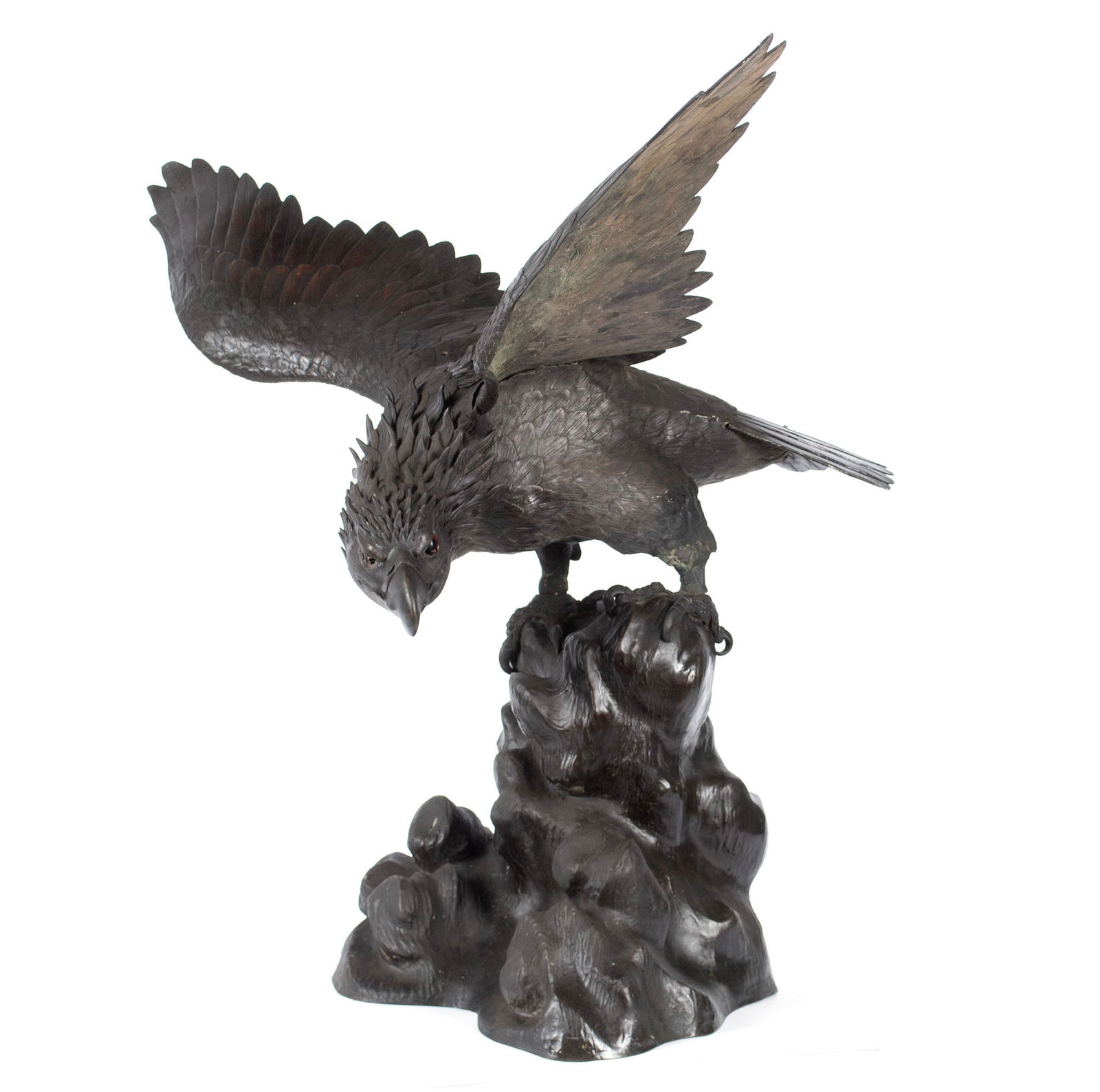 LARGE BRONZE EAGLE FIGURE (1 of 13)