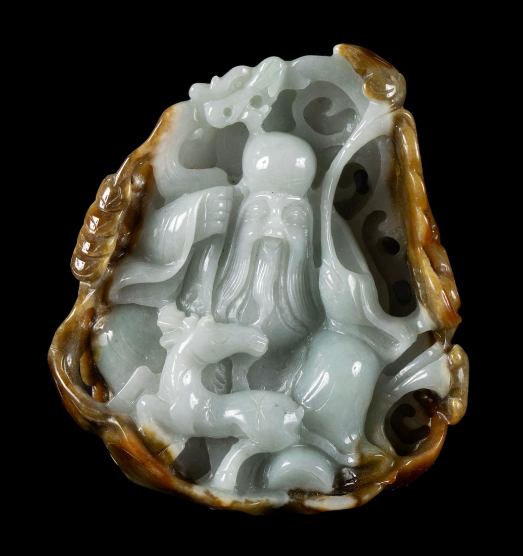 JADE CARVING OF AN ELDER (1 of 8)