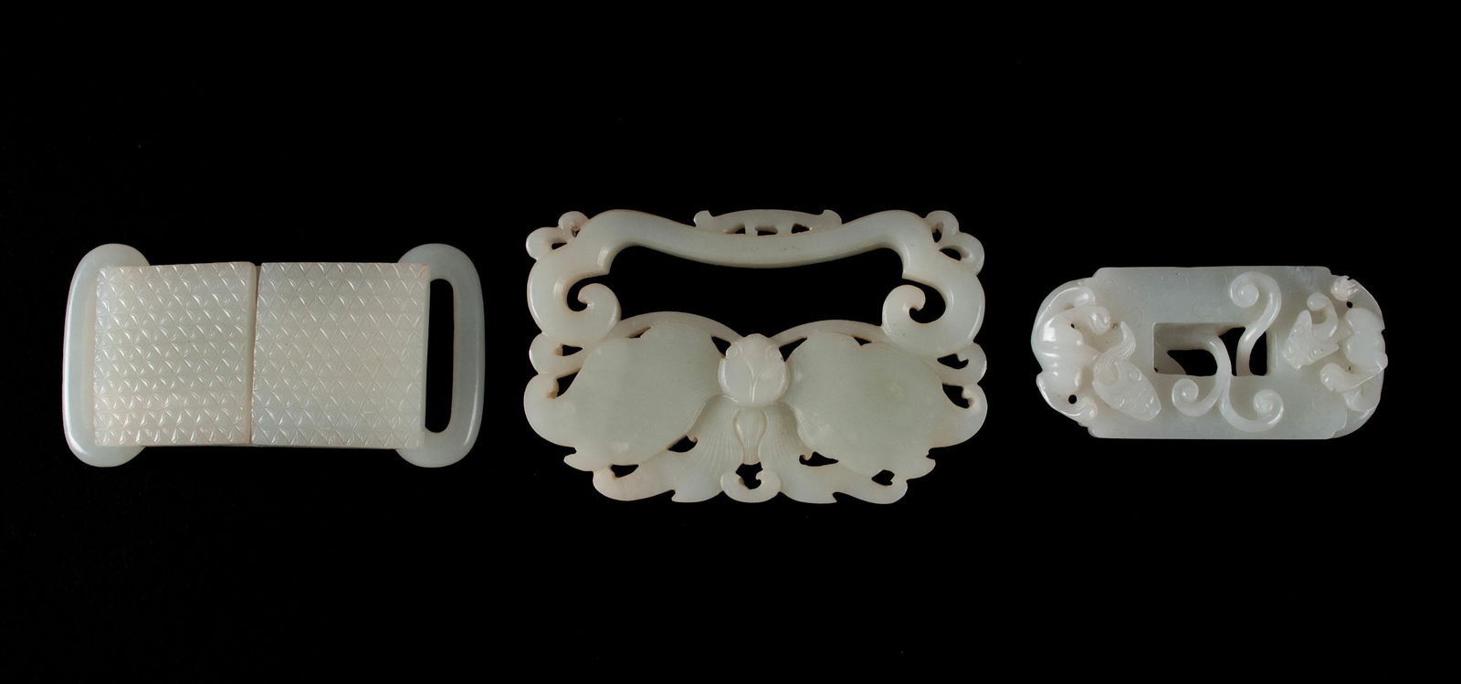 THREE JADE CARVINGS (1 of 14)