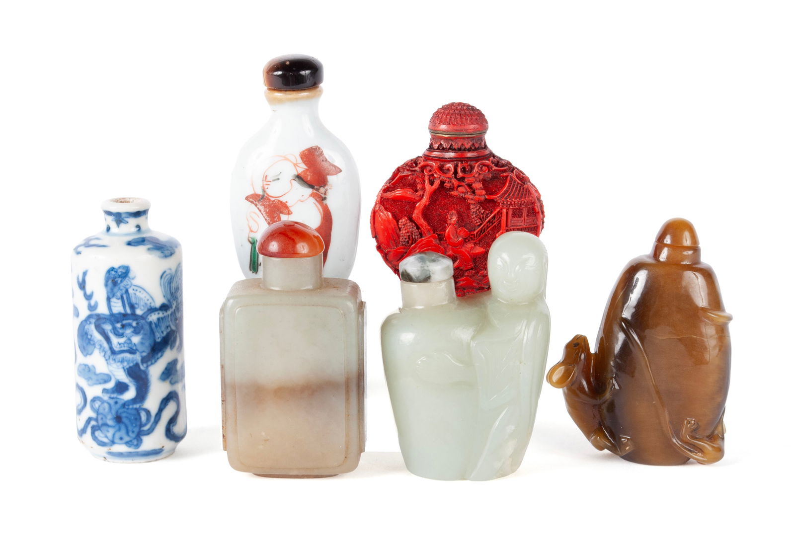 SIX SNUFF BOTTLES (1 of 13)