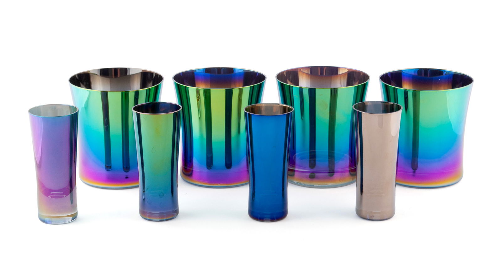 IRIDESCENT CARNIVAL COCKTAIL GLASSWARE (1 of 13)