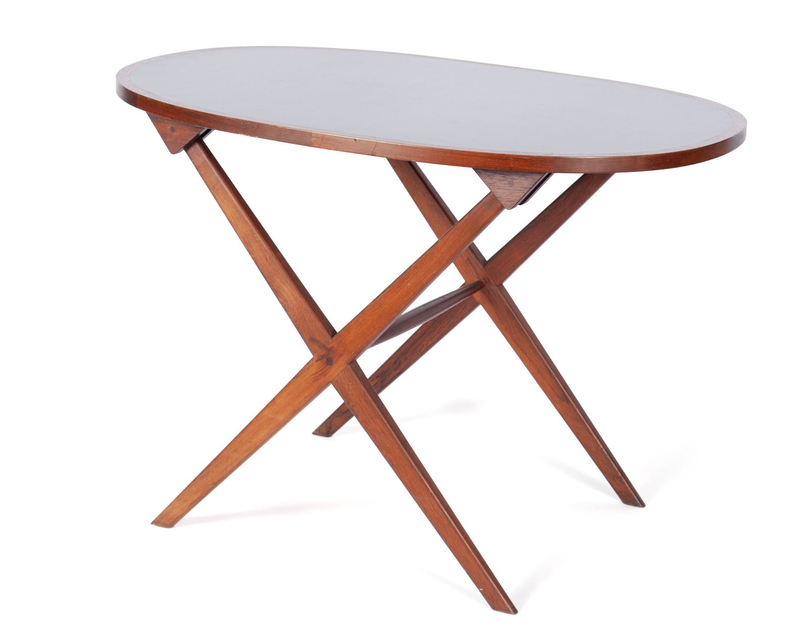 MCM DANISH TEAK OVAL SIDE TABLE (1 of 10)