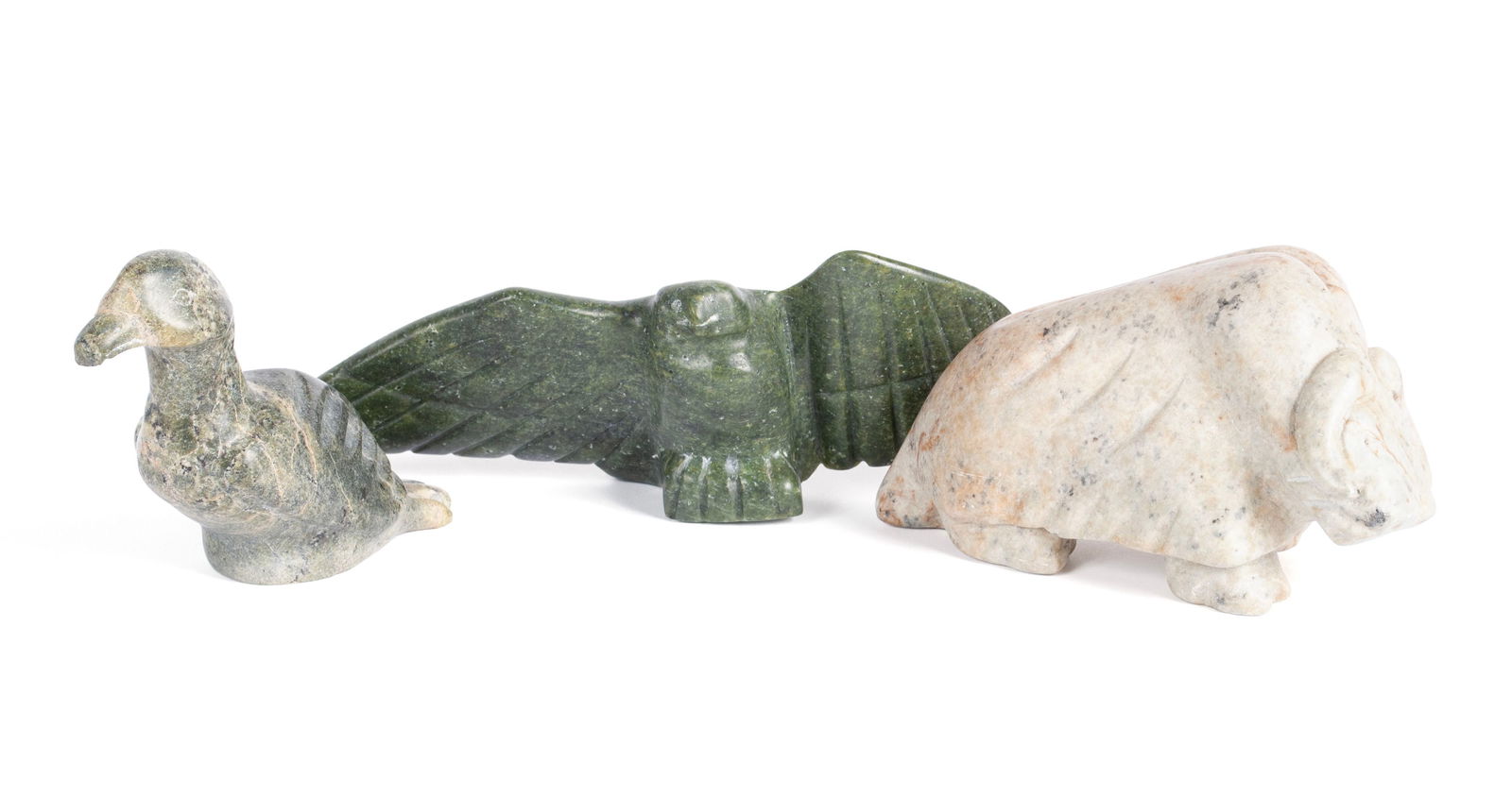 THREE INUIT CARVINGS (1 of 9)