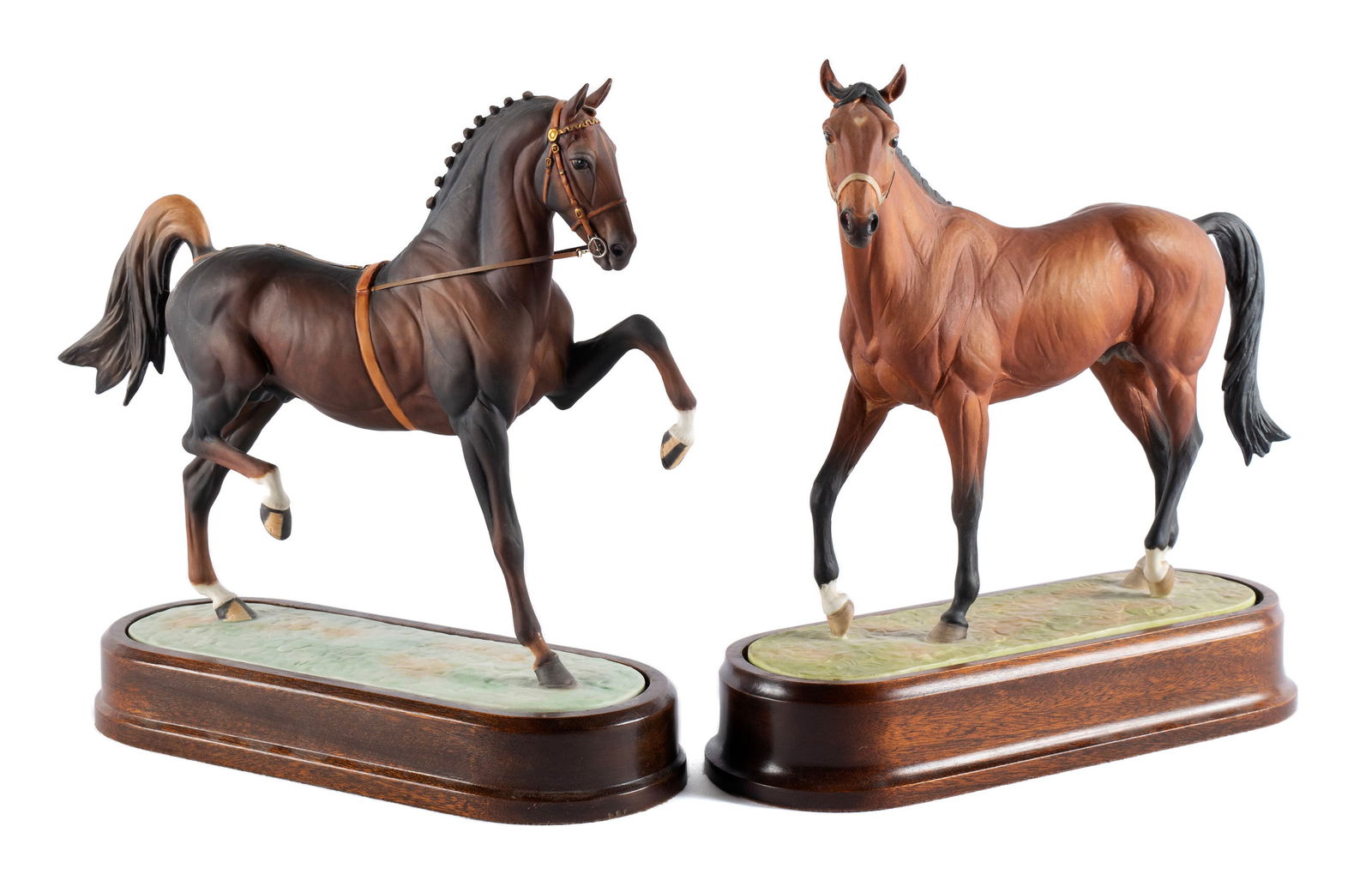 TWO ROYAL WORCESTER PORCELAIN HORSES (1 of 14)