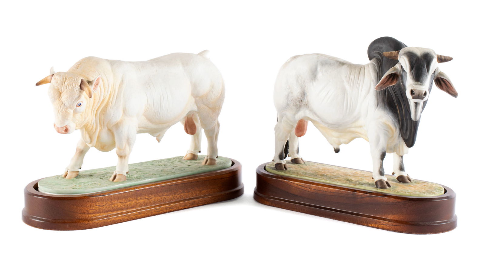 TWO ROYAL WORCESTER PORCELAIN BULLS (1 of 15)