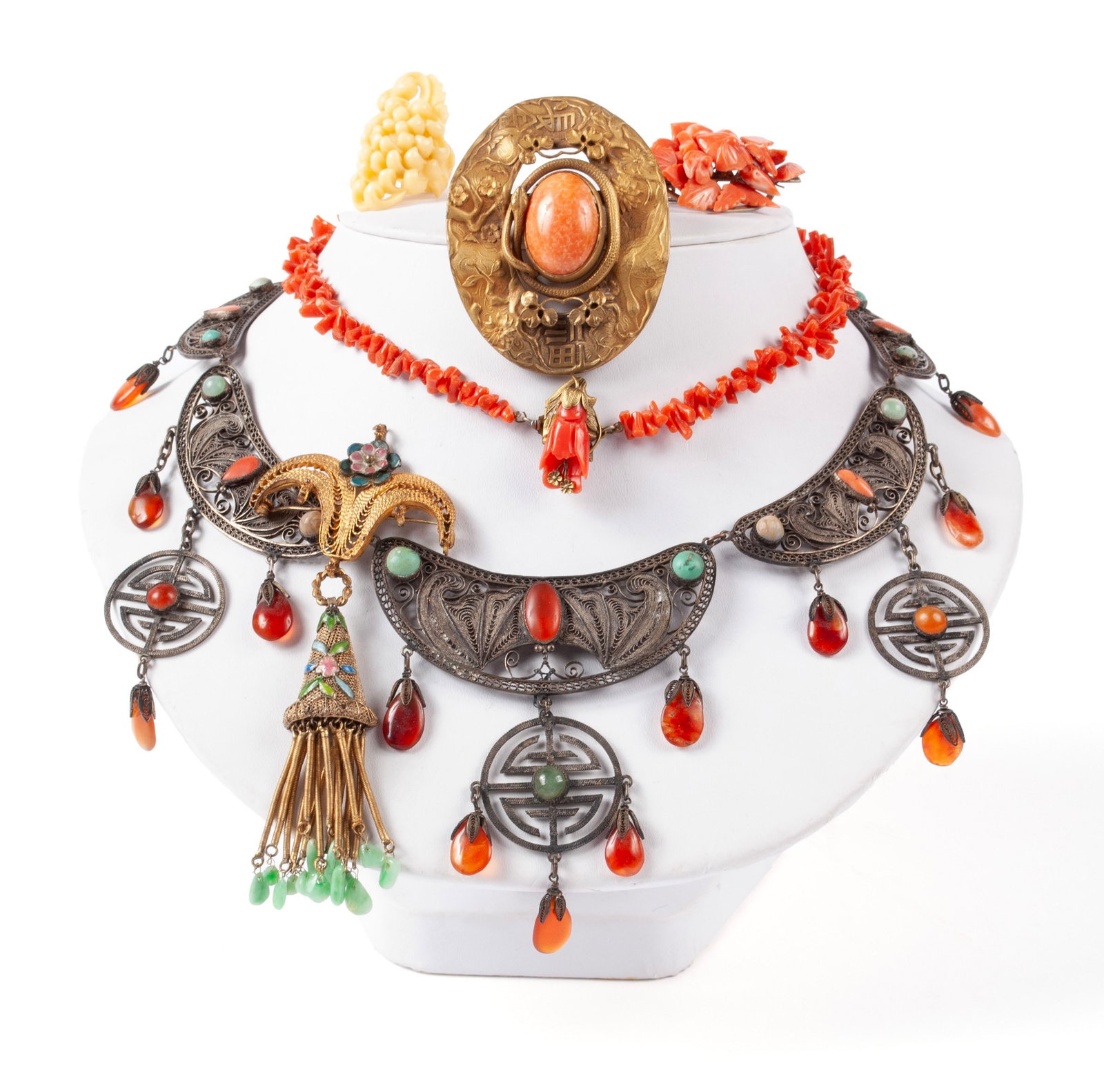 COLLECTION OF CHINESE COSTUME JEWELRY (1 of 8)