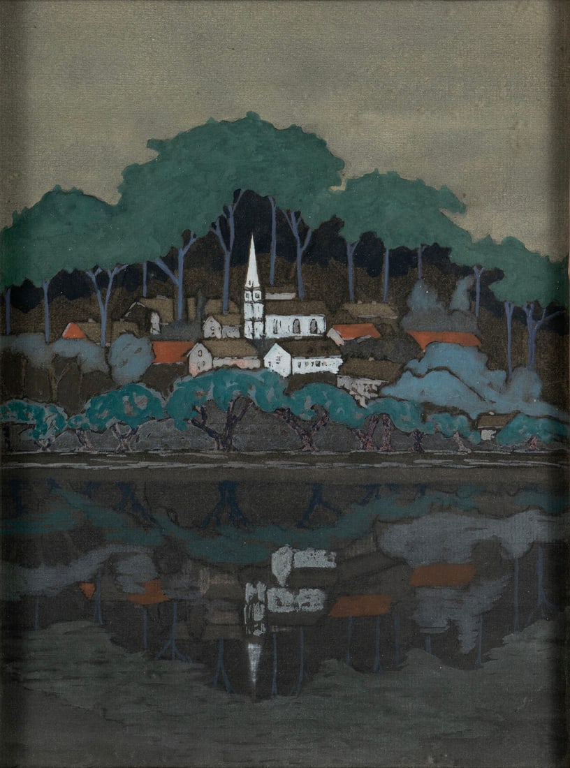 ARTS & CRAFTS STYLE COUNTRY LANDSCAPE (1 of 5)