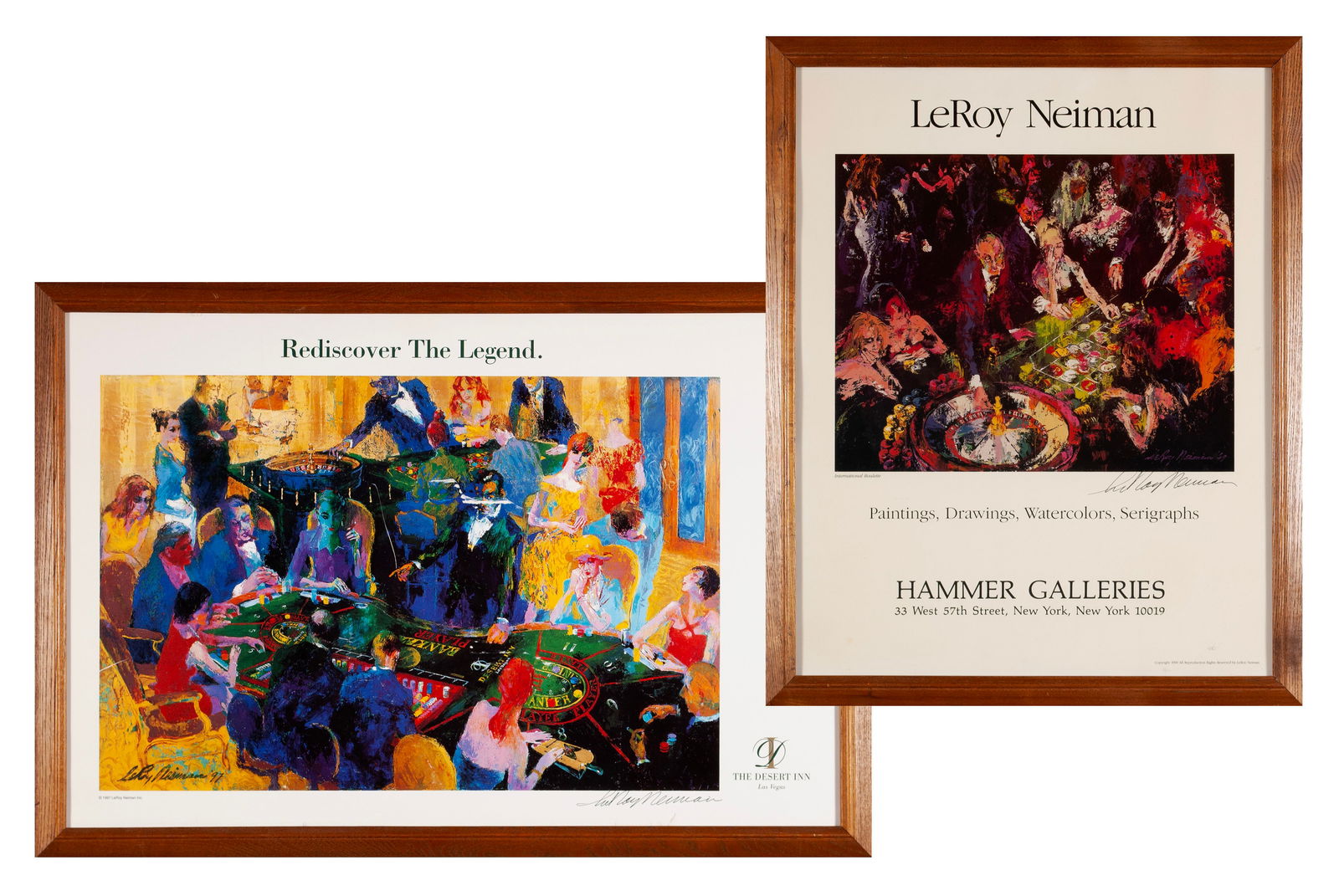 TWO HAND SIGNED POSTER PRINTS BY LEROY NEIMAN (AMERICAN, 1921-2012) (1 of 7)