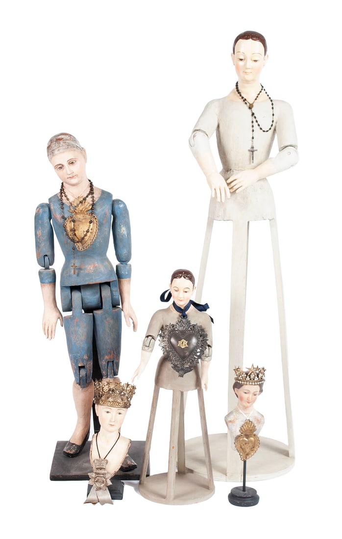 COLLECTION OF SANTOS DOLLS (1 of 7)